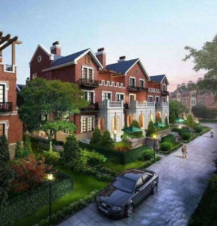 海语墅,一线海景英伦风别墅,现房均价8000,大花园-陈露露店铺-宁波