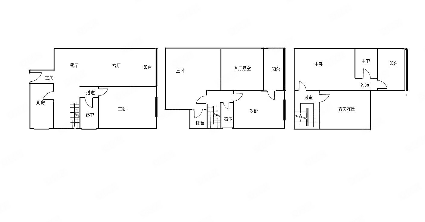 富海名苑4室3厅3卫115㎡南200万