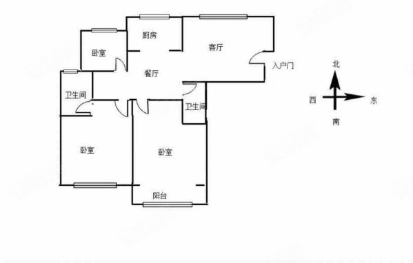 奥文国际城(A区)3室2厅2卫132㎡南北72.8万