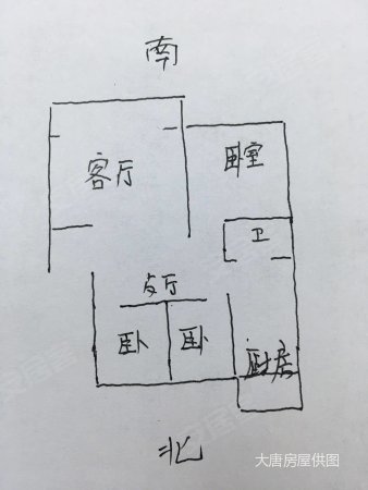 水务局家属院3室2厅1卫105㎡东西85万