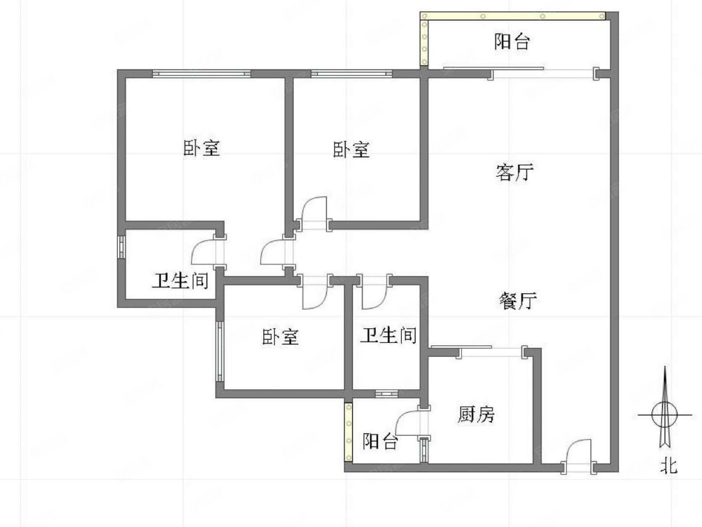 天誉智慧城雍江山二手房,110万,3室2厅,2卫,93平米-重庆安居客