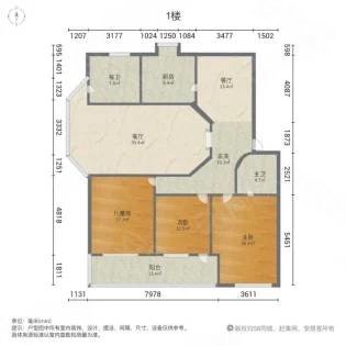 沙市土地检测宿舍3室2厅2卫157㎡南北57.8万