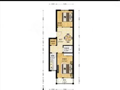 北京通州北关通惠北路小区 2室1厅1卫出租房源真实图片