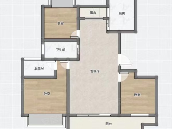 安庆太湖太湖县晋阳花园晋阳花园小区精装3室2卫精装修出租,拎着入住出租房源真实图片