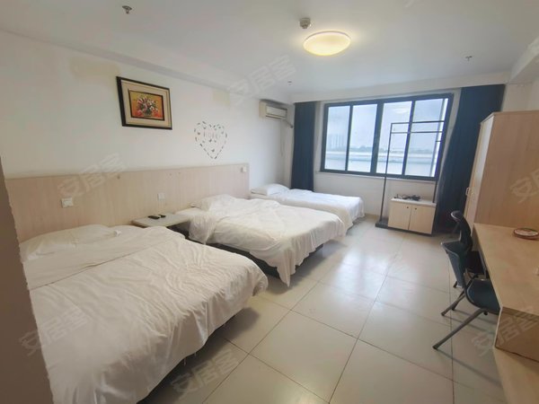 黄桥租房,酒店式一室三人床 1500到1800多套可选 有双人床和大床,相城