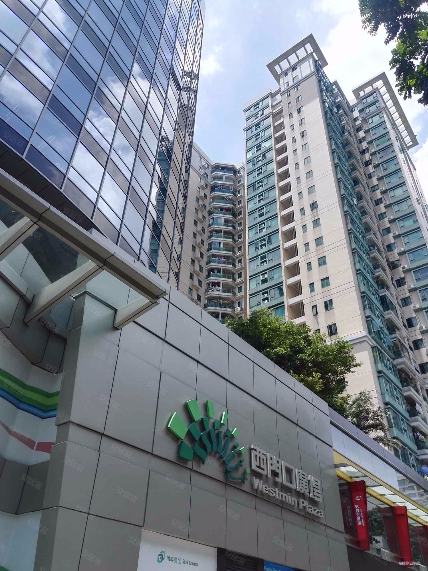 西门口广场二期稀有放盘东南厅出阳台望小区泳池