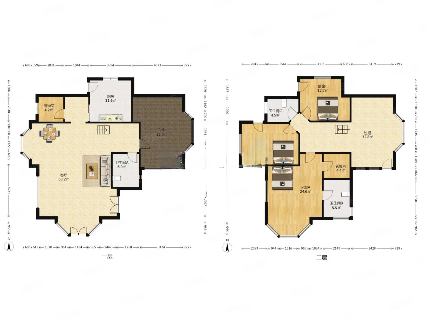 新出独栋别墅花园400平方户型好业主换房出售