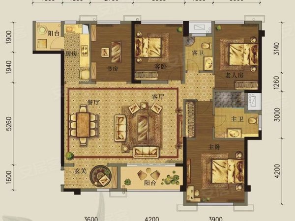 南宁青秀凤岭北美泉1612凤岭北美泉1612豪华装修4房带车位拎包入住