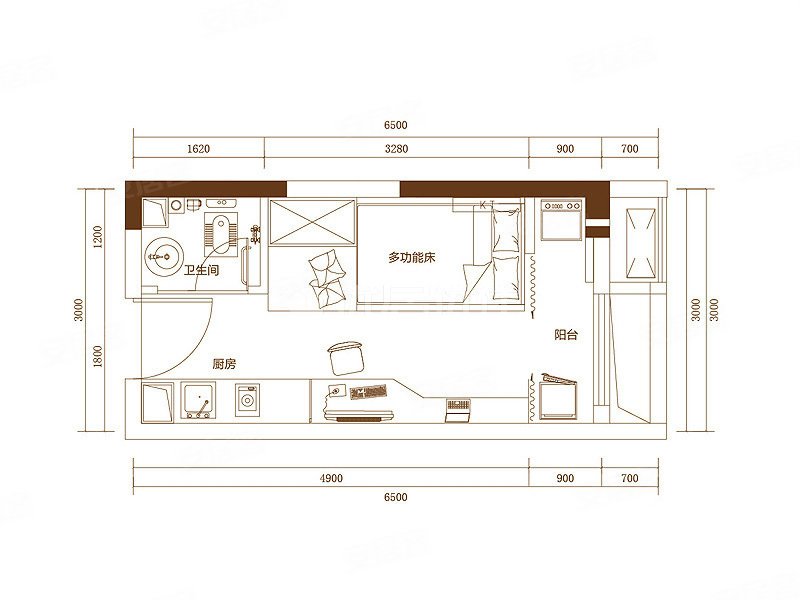 建宇单间配套精装修采光好交通方便配套齐全楼层好