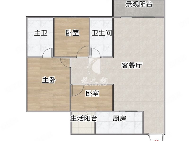 勒流碧桂园3室2厅2卫111.05㎡北108万