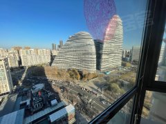 北京朝阳望京望京SOHO  合生一居室出租  南向  可以办公出租房源真实图片