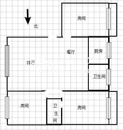 凤麟花园(公寓住宅)3室2厅2卫116.74㎡南268万