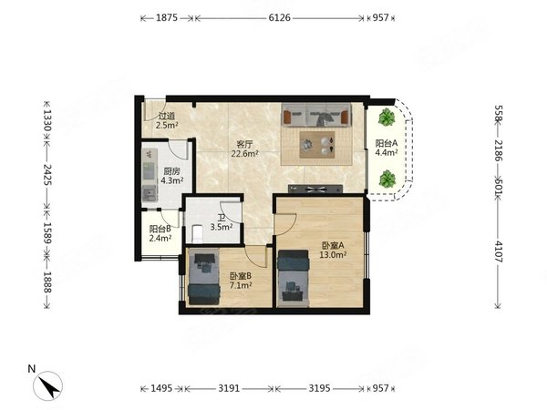 【多图】金雅苑,滨江东租房,金雅苑小区 低楼层两房 采光好,海珠租房