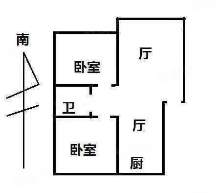 教育局住宅小区2室1厅1卫115㎡南北28.8万