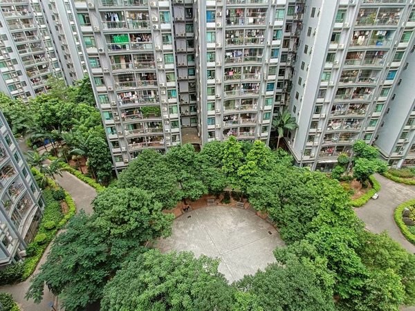 深圳宝安沙井恒源花园10月7号本人实拍恒源花园两房,定岗湖公园旁