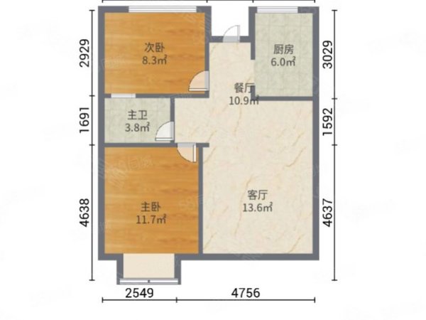 【多图】水岸香堤,陆家镇租房,水岸香堤 2室2厅1卫 2600.