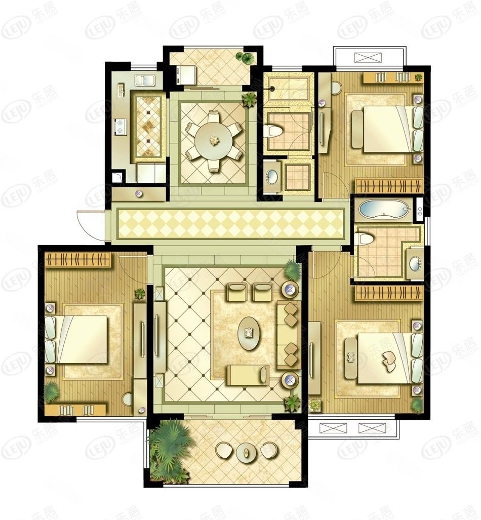 鲍井花园110平 商品房 小区新 商业配套齐全 挂牌价60万