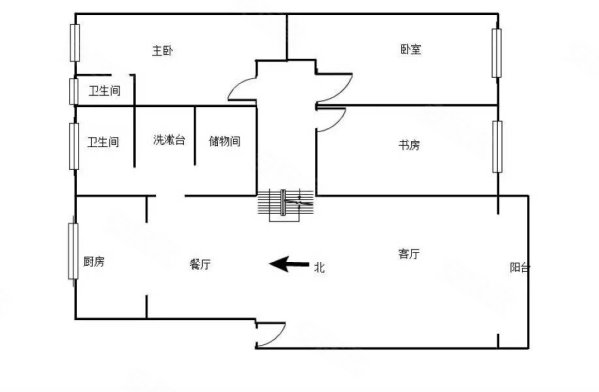 宁邦中心3室2厅2卫116㎡南北58.8万