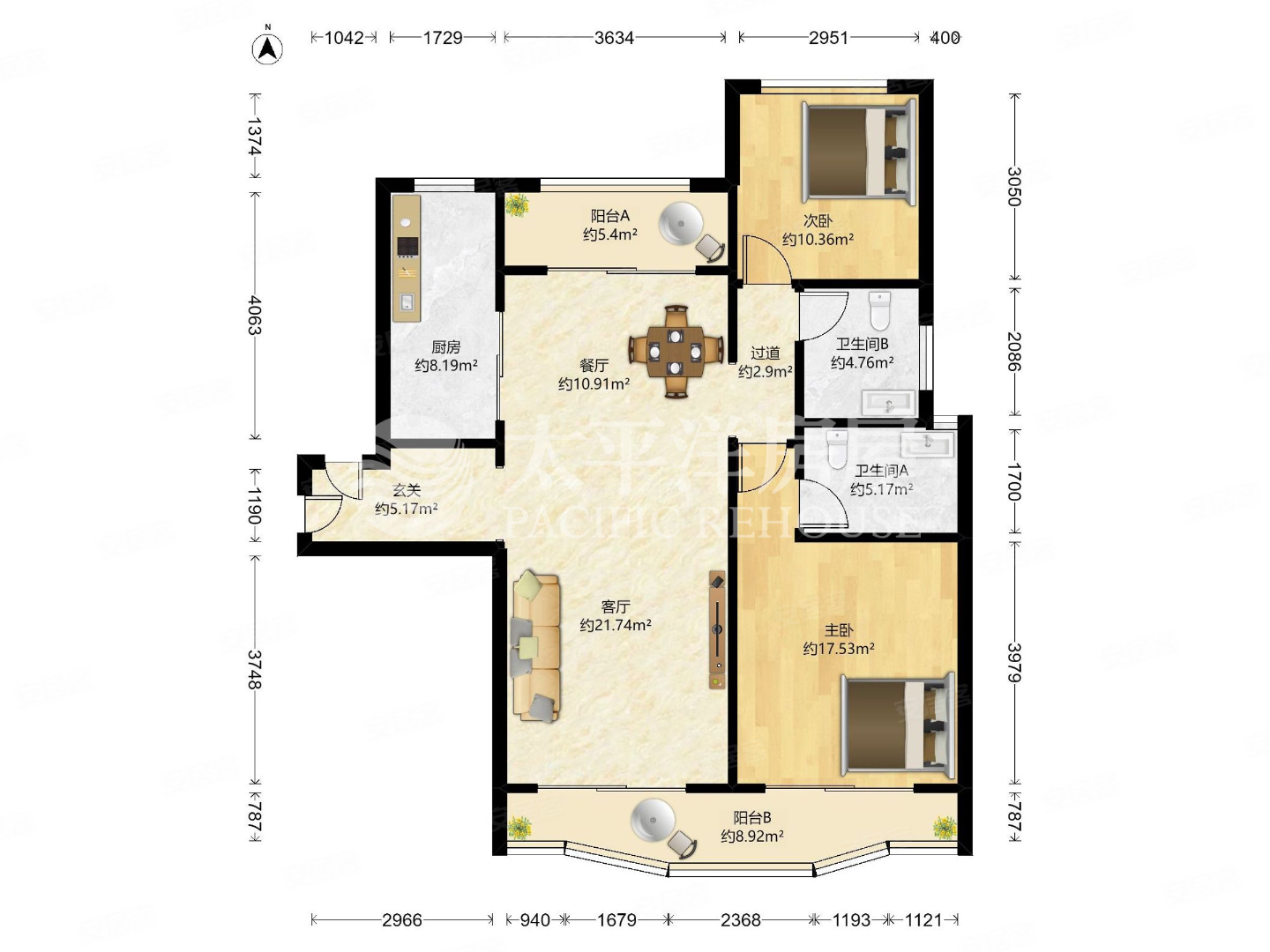 精装好房高楼层视野无遮挡小区绿化高双卫格局产权清晰