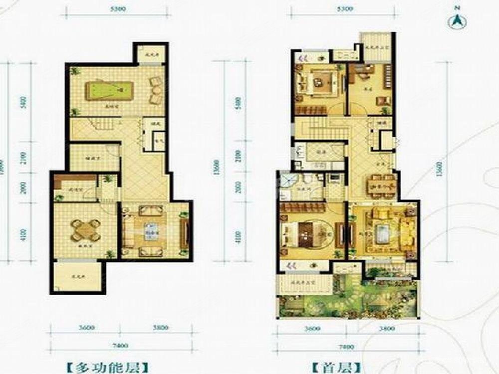 金朗悦洋房买一层得两层下跃户型满2年