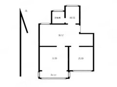 南京建邺茶南新禧家园 2室2厅1卫出租房源真实图片