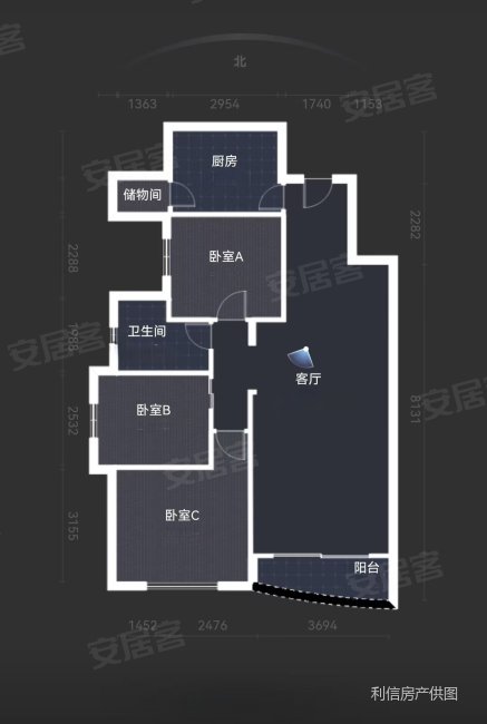 吕厝地铁口鹭江新城二期电梯3房(南北通透)