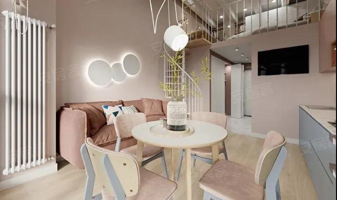 45㎡小户型loft公寓,照着这么装,色调舒适,是理想中的家