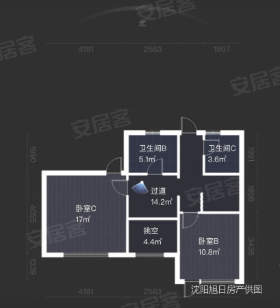 富力院士廷(别墅)3室2厅3卫146㎡南北127万