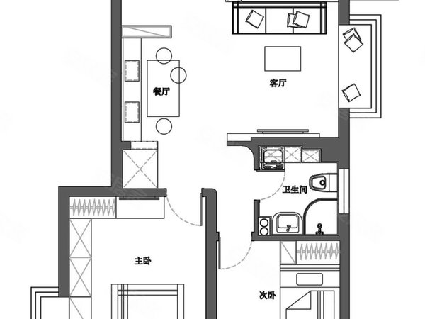徐州鼓楼九龙湖风尚自由城实地拍摄！房租月付！！风尚自由城 鼓楼广场 九龙湖出租房源真实图片