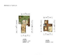 临沂河东汤头名仕温泉国际城(别墅) 2室2厅1卫出租房源真实图片