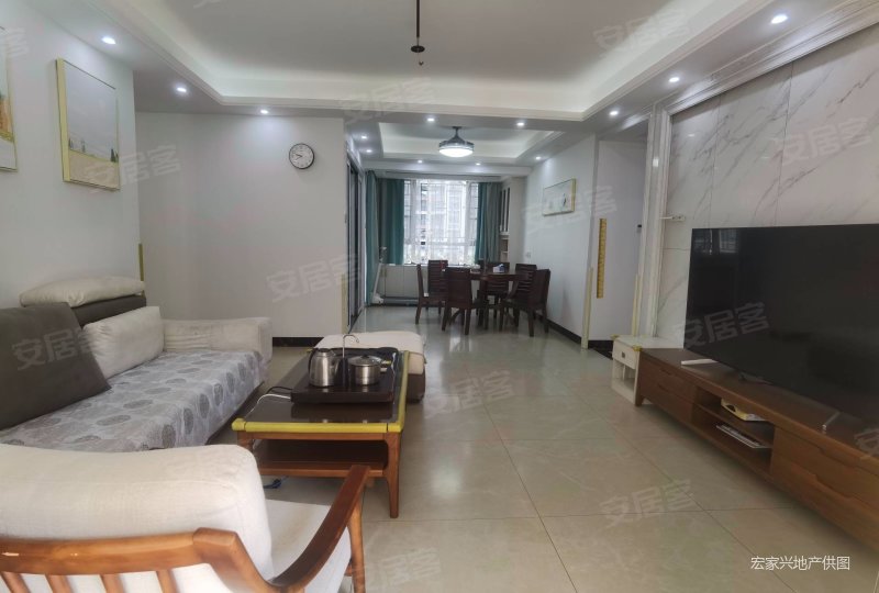 隆生皇冠花园126平122万 可拎包入住 购物方便南北通