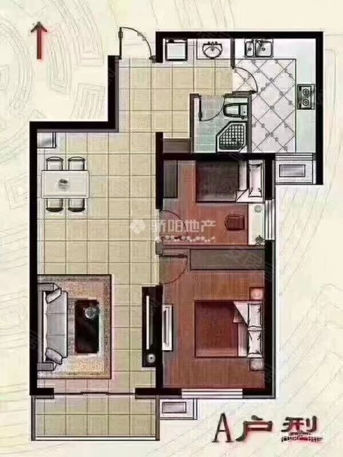 万达华宅(E区)2室2厅1卫91.81㎡南118万