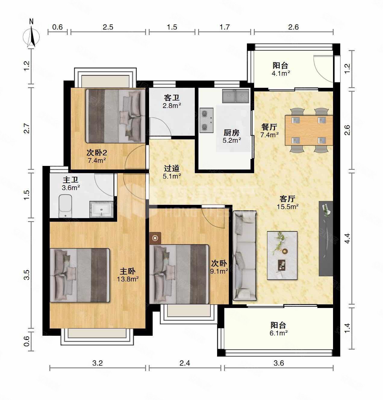 105华侨城万科二期紧邻地铁公交便利