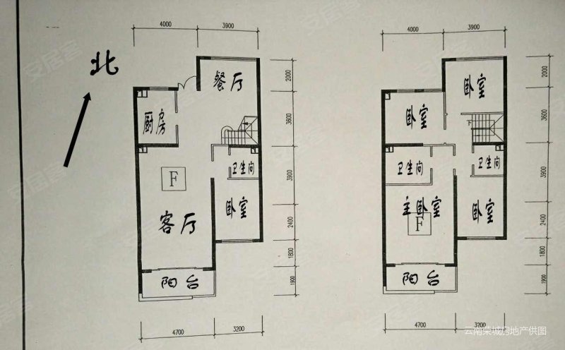 森林式小区(经典复式楼)银海森林5房(环境巴适)南北向