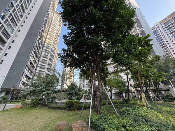 汕头龙湖东海岸长平海湾一城(商住楼)全新装修家具家电 放空半年多无甲醛 园心房安静 有多套出租房源真实图片