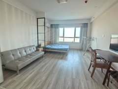 丹东振兴新城区上城左岸公寓50平米一室一厅，精装修，包取暖物业随时看房出租房源真实图片