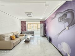 宁津城区德百广场香榭丽小镇 2室2厅1卫89平3个空调 精装修紧邻高中出租房源真实图片