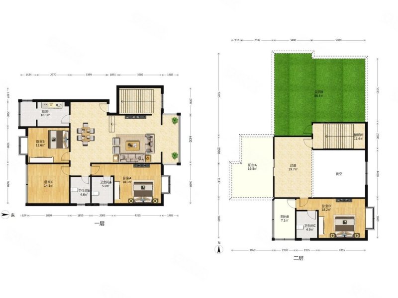 状元府邸  带超大花园 中间位置
