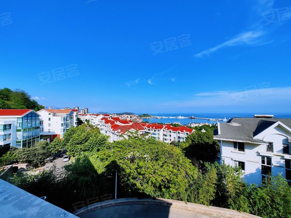 青岛崂山石老人汇海山庄(别墅)背山面海 半山海景别墅 商住两用都可以