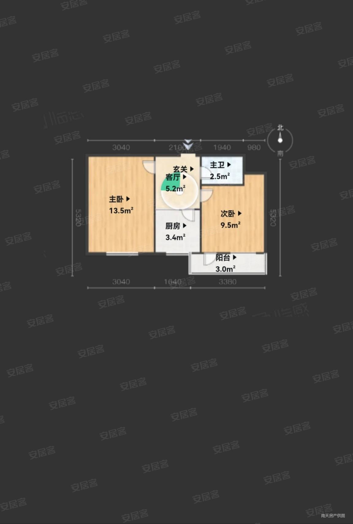 贤良巷1-75号小区2室1厅1卫48.87㎡南118万