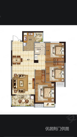 市政府家属楼3室2厅1卫120㎡南北49万