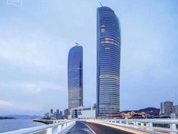 厦门思明厦大世茂海峡大厦世茂海峡大厦 双子塔 厦大附 高层看海光线