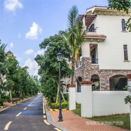 海口西海岸 盈滨半岛 纯独栋别墅 地下一共四层 大花园泳池