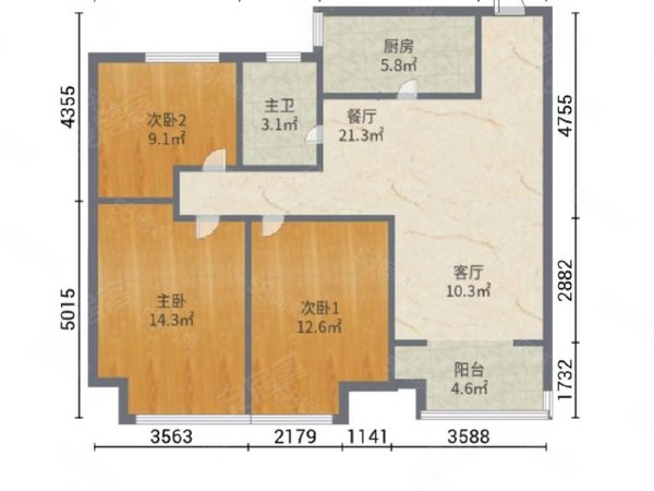 济南长清大学城济水别苑家具家电齐全 拎包入住!