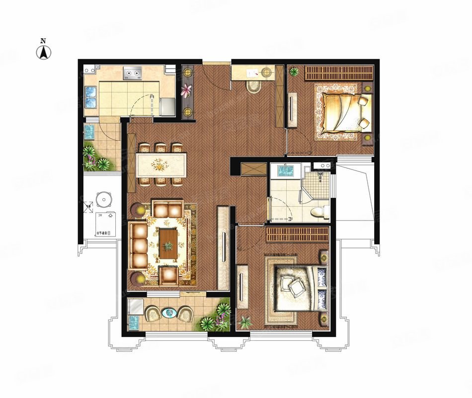 坐看金鸡湖美景玲珑湾天萃九十区诚售两室看房随时方便