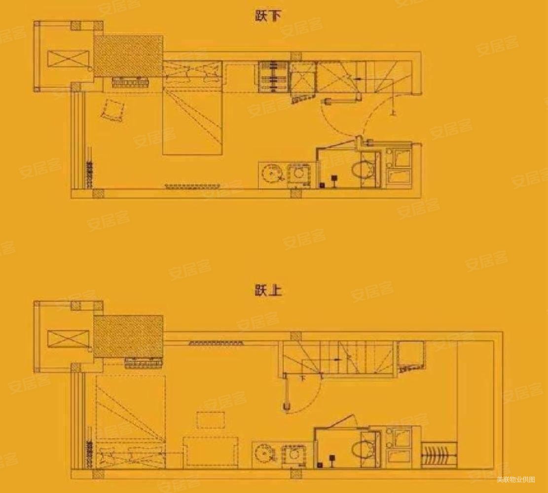 华熙live0233室1厅2卫30㎡南北29万