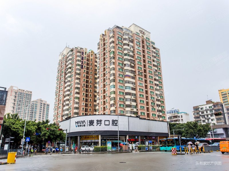 南山中心区 复式60平大露台270度无死角环绕 960带走吧,天源大厦(南山