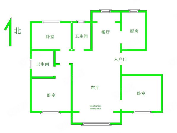 帝泊湾二期3室2厅2卫143㎡南北103万