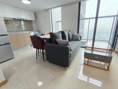 广州黄埔开发东区万荟珑寓 2室2厅2卫双层套房 大气有内涵出租房源真实图片