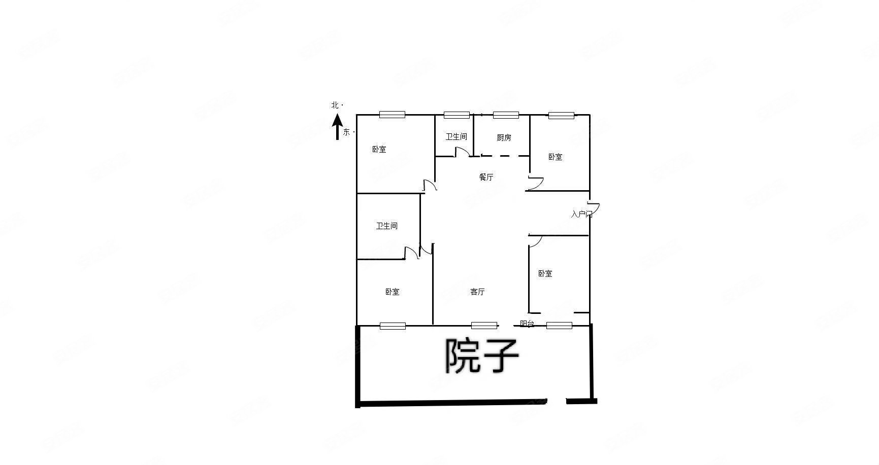 恒信伯爵公馆(昌乐)4室2厅2卫144㎡南北86万